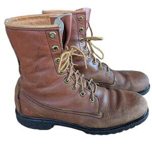 Vintage Men's Wolverine Insulated Leather High Top Lace Up Boots - Size 9.5 E